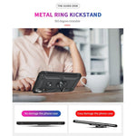 Custodia antiurto TPU con supporto rotante 360° per smartphone
