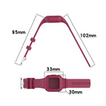 Per cinturino di ricambio Garmin Vivofit JR3 in silicone di colore puro