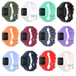 Per cinturino di ricambio Garmin Vivofit JR3 in silicone di colore puro
