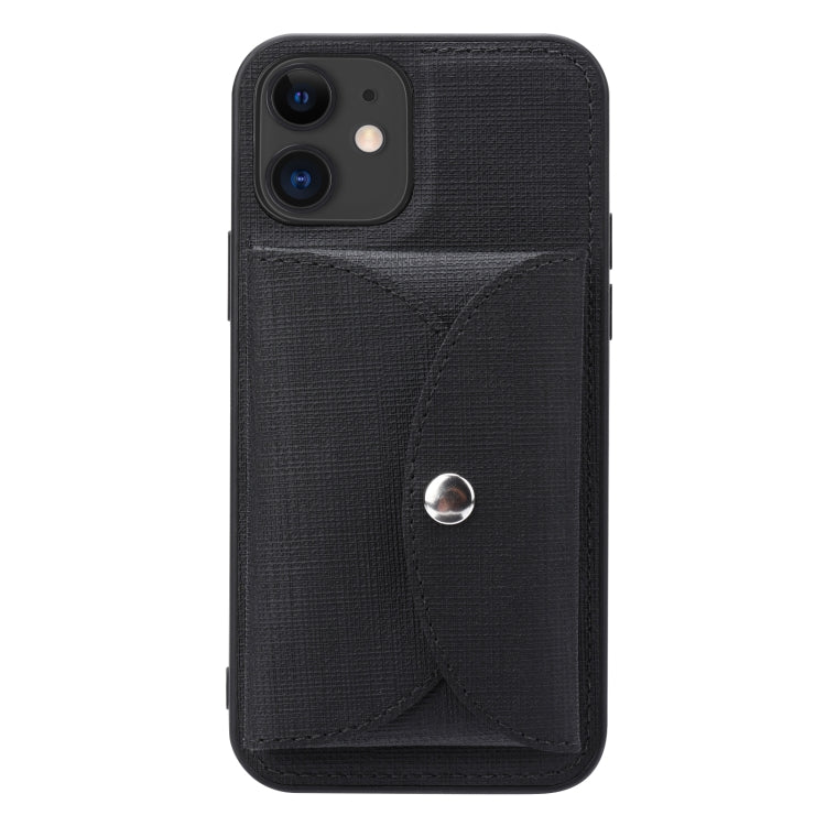 Custodia portafoglio tessuto intrecciato per iPhone 12 Pro