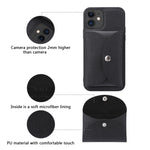 Custodia portafoglio tessuto intrecciato per iPhone 12 Pro