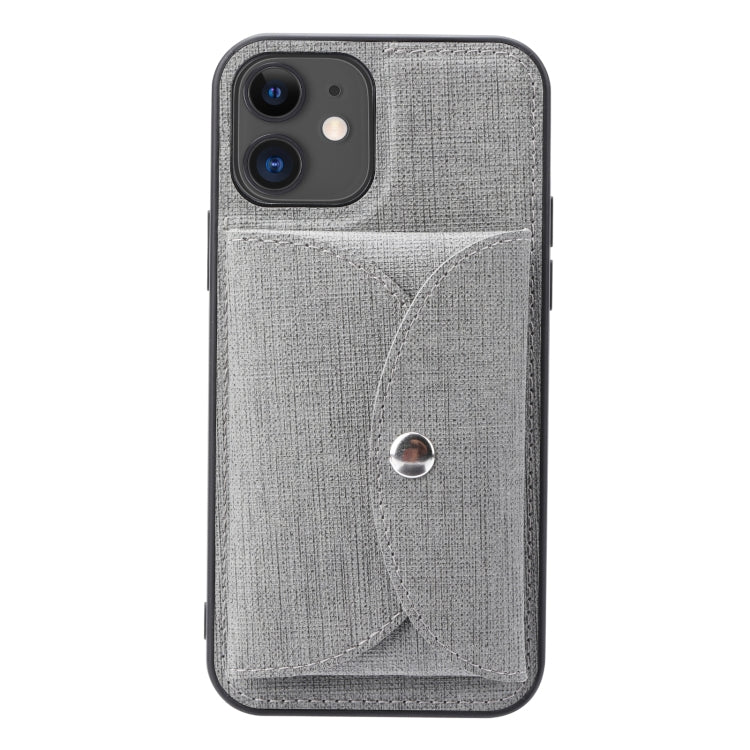 Custodia portafoglio tessuto intrecciato per iPhone 12 Pro