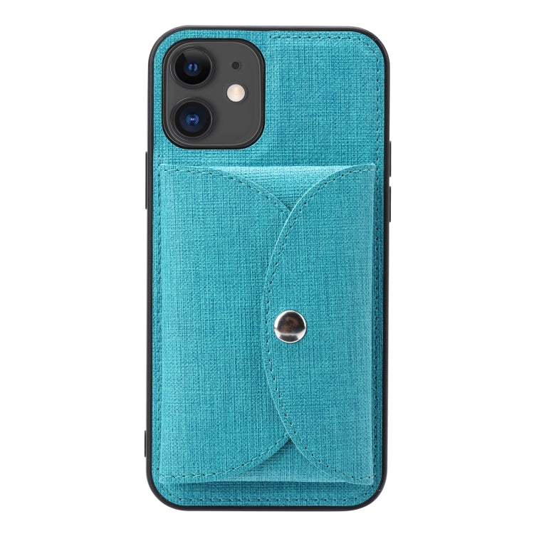 Custodia portafoglio tessuto intrecciato per iPhone 12 Pro