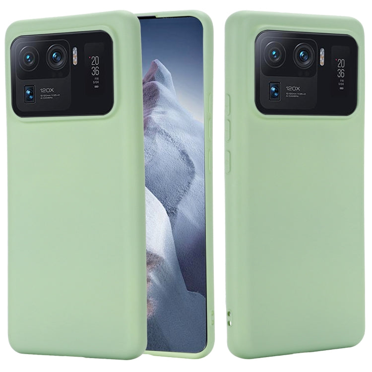 Custodia protettiva a copertura totale anticaduta in silicone liquido tinta unita, For Motorola Moto G100 / Edge S, For Xiaomi Mi 11 Pro, For Xiaomi Mi 11 Ultra