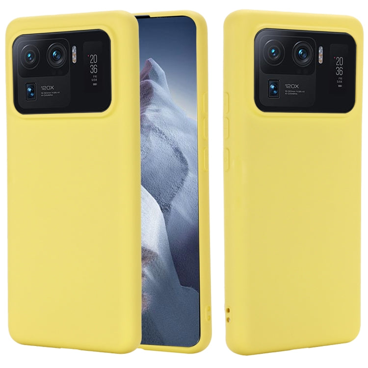 Custodia in silicone liquido per Xiaomi Mi 11 Ultra