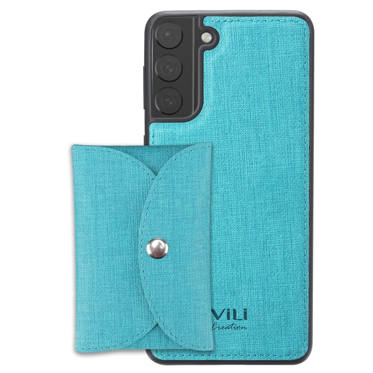 Custodia portafoglio magnetica in tessuto per Samsung Galaxy A52