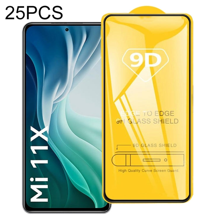 25 pellicole in vetro temperato a schermo intero con colla piena 9D, For Xiaomi Mi 11X / Mi 11i / Mi 11T Pro (25 PCS), For Xiaomi Mi 11X Pro (25 PCS), For Xiaomi Poco M2 Reloaded (25 PCS), For Xiaomi Redmi K40 Gaming / K50 Gaming / K50 Pro (1 PC)      ...