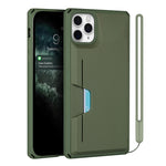 Custodia TPU rigida con slot carte per iPhone 11 Pro Max