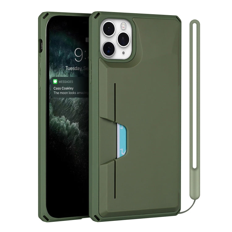 Custodia TPU rigida con slot carte per iPhone 11 Pro Max
