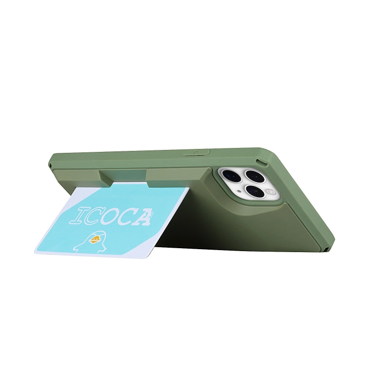 Custodia TPU rigida con slot carte per iPhone 11 Pro Max