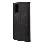 Custodia portafoglio in pelle con farfalle per Samsung Galaxy A32