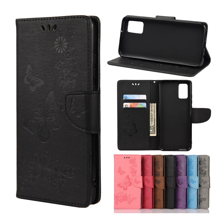 Custodia portafoglio in pelle con farfalle per Samsung Galaxy A32