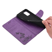 Custodia portafoglio in pelle con farfalle per Samsung Galaxy A32