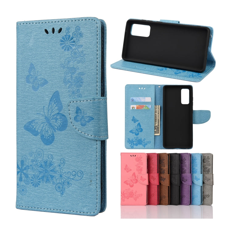 Custodia portafoglio in pelle con farfalle per Samsung Galaxy A32