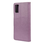 Custodia portafoglio in pelle con farfalla per Galaxy S21 FE