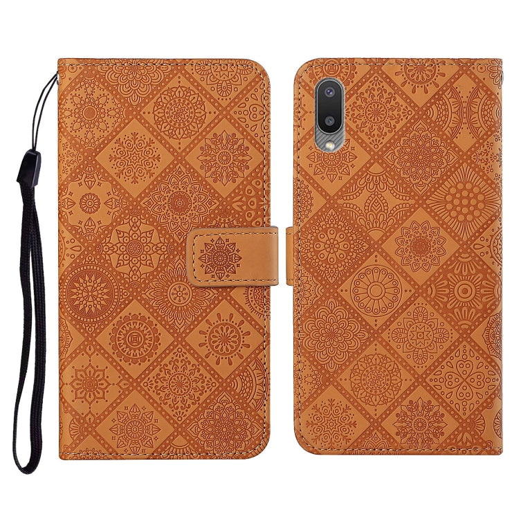 Custodia portafoglio in pelle per Samsung Galaxy A02s