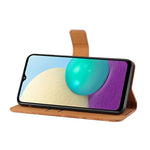Custodia portafoglio in pelle per Samsung Galaxy A02s