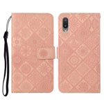 Custodia portafoglio in pelle per Samsung Galaxy A02s