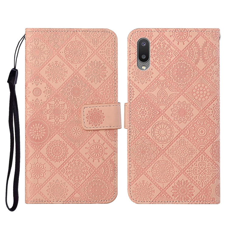 Custodia portafoglio in pelle per Samsung Galaxy A02s