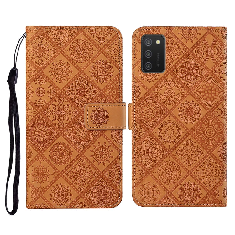 Custodia portafoglio in pelle per Samsung Galaxy A02s