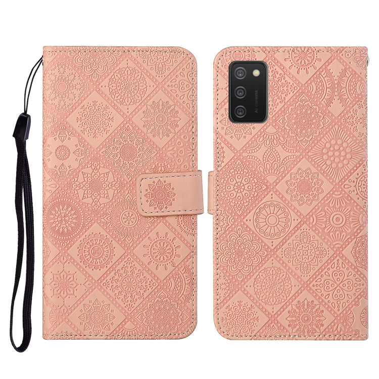 Custodia portafoglio in pelle per Samsung Galaxy A02s