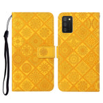 Custodia portafoglio in pelle per Samsung Galaxy A02s