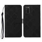 Custodia portafoglio in pelle per Samsung Galaxy A02s