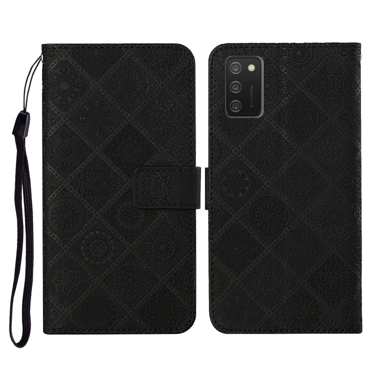 Custodia portafoglio in pelle per Samsung Galaxy A02s