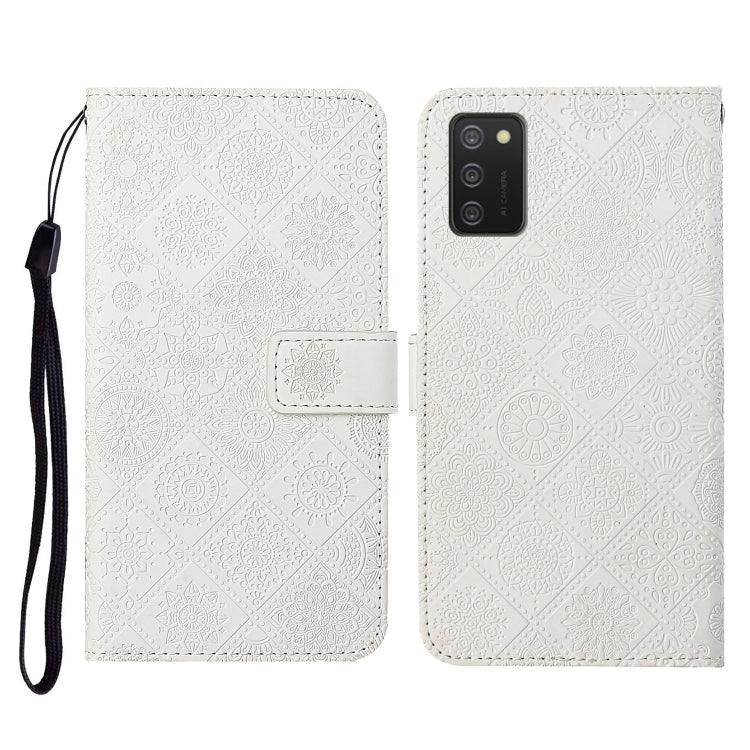 Custodia portafoglio in pelle per Samsung Galaxy A02s