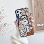 Custodia TPU antiurto motivo leopardato per iPhone 11 Pro Max