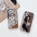 Custodia TPU antiurto motivo leopardato per iPhone 11 Pro Max