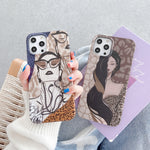 Custodia TPU antiurto motivo leopardato per iPhone 11 Pro Max