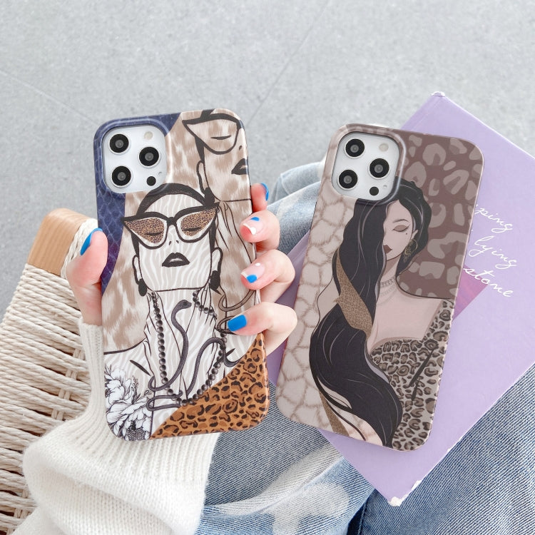 Custodia TPU antiurto motivo leopardato per iPhone 11 Pro Max