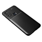 Custodia in TPU antiurto con trama in fibra di carbonio, For Honor Play 5T, For Motorola Moto G50, For Motorola Moto G60, For vivo V21