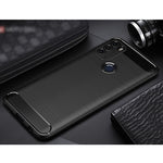 Custodia in TPU in fibra di carbonio con trama spazzolata, For Motorola Moto G50, For Motorola Moto G60