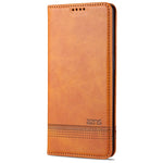 AZNS Custodia in pelle a vibrazione orizzontale con struttura in vitello magnetico con slot per carte, supporto e portafoglio, For OPPO A74 4G / F19, For OPPO Realme C15 / C12 / C25 / Narzo 30A
