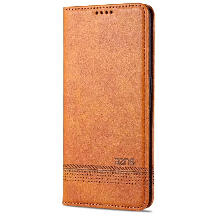 AZNS Custodia in pelle a vibrazione orizzontale con struttura in vitello magnetico con slot per carte, supporto e portafoglio, For OPPO A74 4G / F19, For OPPO Realme C15 / C12 / C25 / Narzo 30A