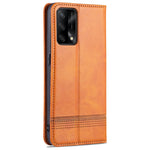 AZNS Custodia in pelle a vibrazione orizzontale con struttura in vitello magnetico con slot per carte, supporto e portafoglio, For OPPO A74 4G / F19, For OPPO Realme C15 / C12 / C25 / Narzo 30A