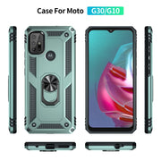 Custodia protettiva antiurto in TPU + PC con supporto girevole a 360 gradi, For Motorola Moto G10 / G30, For Xiaomi Mi 11 Pro, For Xiaomi Redmi Note 10 Pro