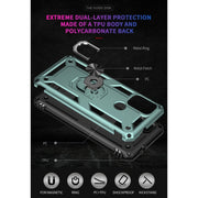 Custodia protettiva antiurto in TPU + PC con supporto girevole a 360 gradi, For Motorola Moto G10 / G30, For Xiaomi Mi 11 Pro, For Xiaomi Redmi Note 10 Pro