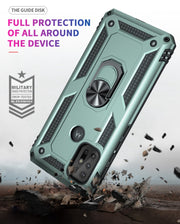 Custodia protettiva antiurto in TPU + PC con supporto girevole a 360 gradi, For Motorola Moto G10 / G30, For Xiaomi Mi 11 Pro, For Xiaomi Redmi Note 10 Pro