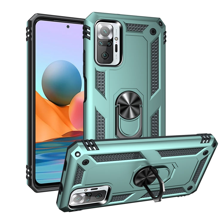Custodia protettiva antiurto in TPU + PC con supporto girevole a 360 gradi, For Xiaomi Redmi Note 10 Pro Max