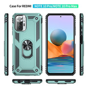 Custodia protettiva antiurto in TPU + PC con supporto girevole a 360 gradi, For Xiaomi Redmi Note 10 Pro Max