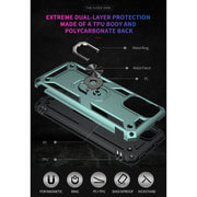 Custodia protettiva antiurto in TPU + PC con supporto girevole a 360 gradi, For Xiaomi Redmi Note 10 Pro Max