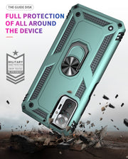 Custodia protettiva antiurto in TPU + PC con supporto girevole a 360 gradi, For Xiaomi Redmi Note 10 Pro Max