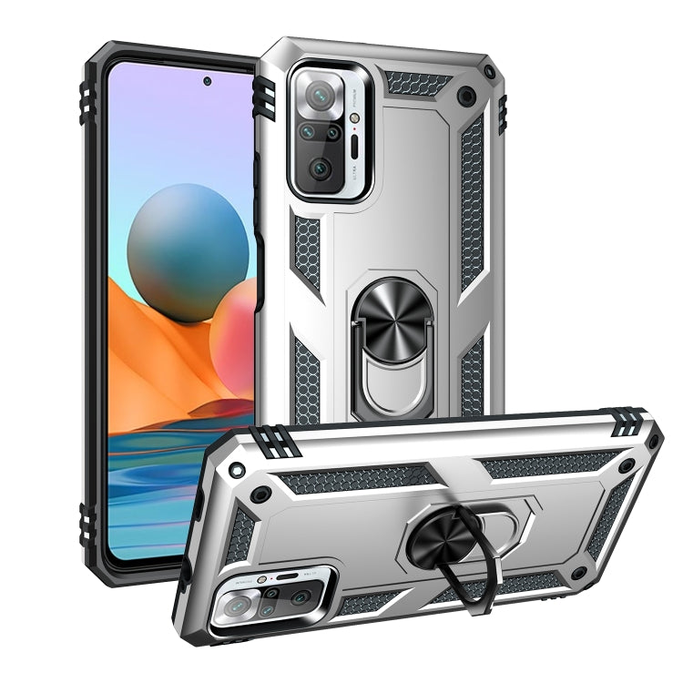 Custodia TPU e PC con supporto girevole per Redmi Note 10 Pro Max