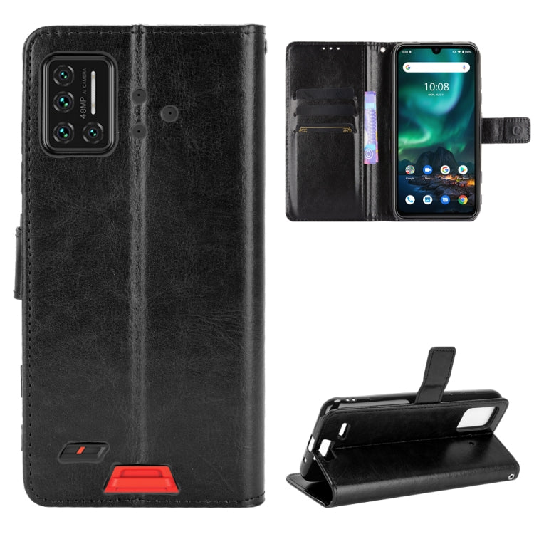 Custodia portafoglio in pelle Crazy Horse per UMIDIGI Bison GT
