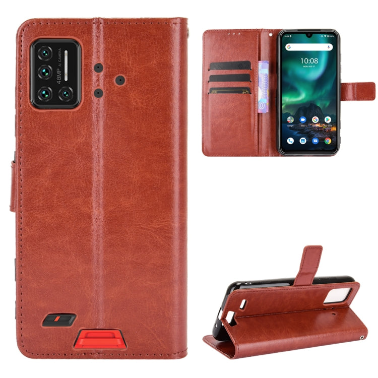 Custodia portafoglio in pelle Crazy Horse per UMIDIGI Bison GT