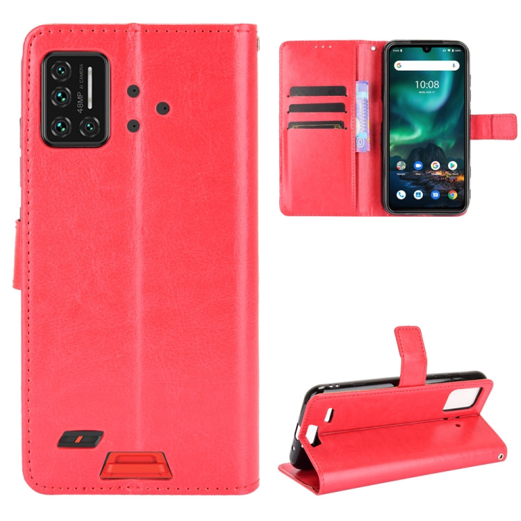 Custodia portafoglio in pelle Crazy Horse per UMIDIGI Bison GT