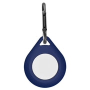 Custodia protettiva in silicone antiurto antigraffio con anello per appendere AirTag, Water Drop